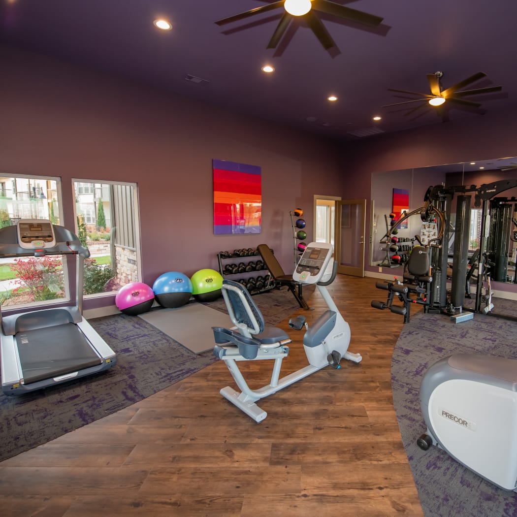 24-hour fitness center at Cedar Ridge in Tulsa, Oklahoma