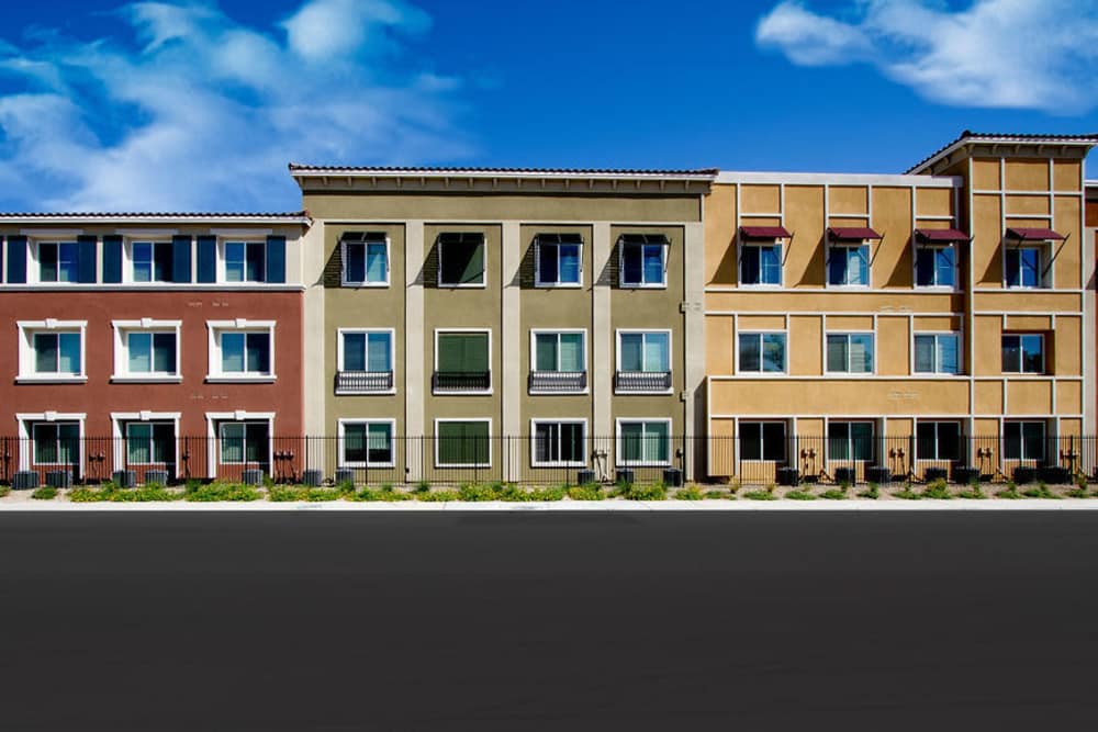 Building exterior view at Acapella in Las Vegas, Nevada