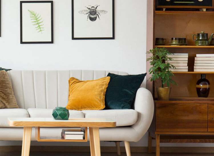 Specious living room at Renwood Apartments in Boston, Massachusetts