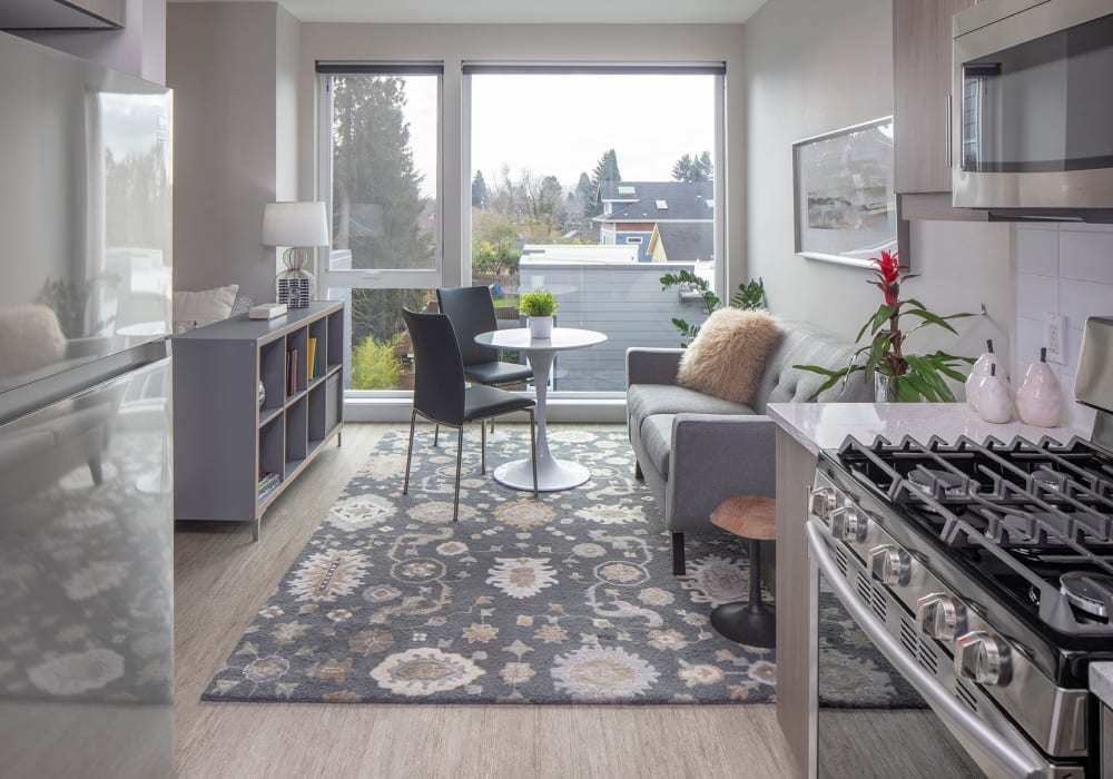 Livingroom at Division 30 in Portland, Oregon