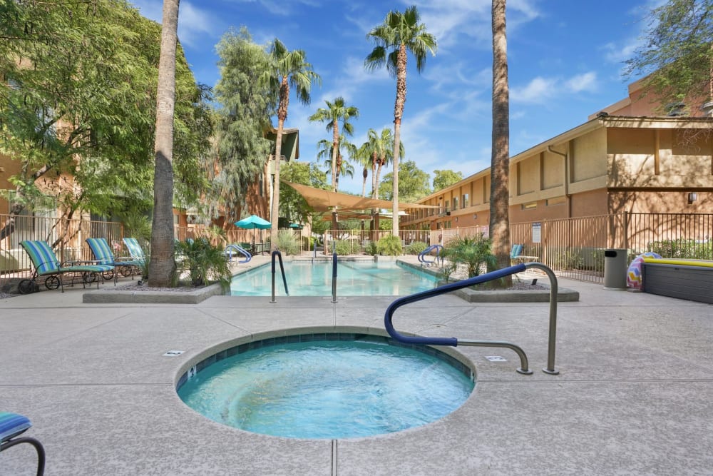 Deluxe pool at McDowell Village in Scottsdale, Arizona