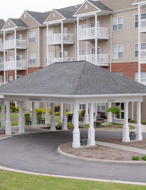 Entrance of the community at The Harmony Collection at Roanoke - Independent Living in Roanoke, Virginia