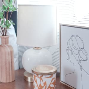 Bedside art and decoration at K Street Flats Apartment Homes in Berkeley, California