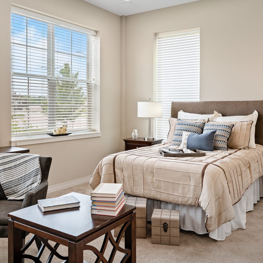 Bedroom at Anthology of Overland Park in Overland Park, Kansas
