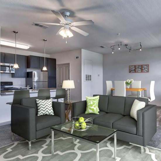 Model apartment at Bridgeway Chattanooga in Chattanooga, Tennessee