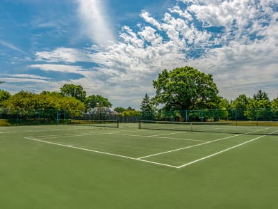 Tennis courts at Perry's Crossing Apartments in Perrysburg