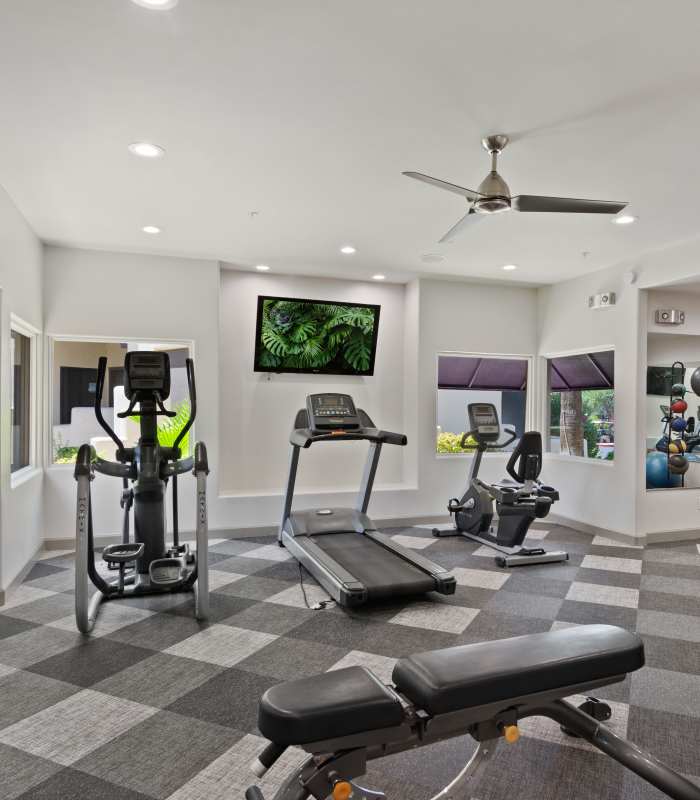 FItness studio at Casa Santa Fe Apartments in Scottsdale, Arizona