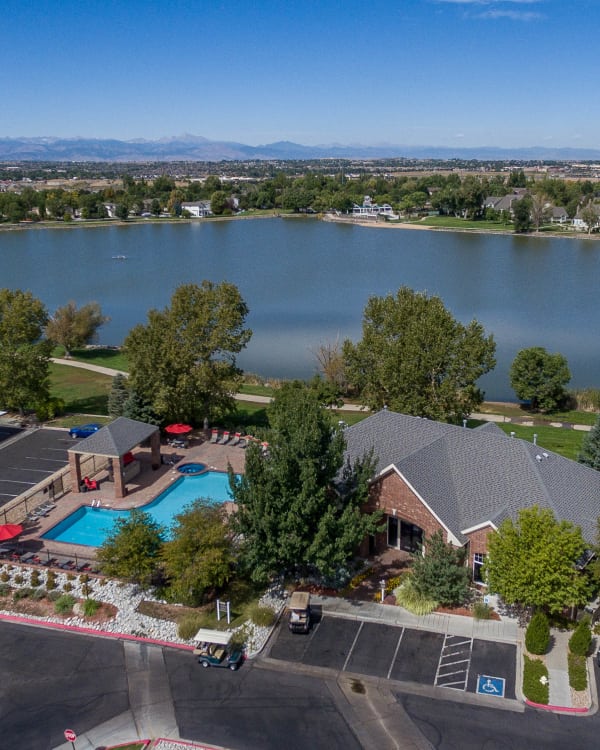 Enjoy the neighborhood at Promenade at Hunter's Glen Apartments in Thornton