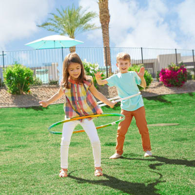 Kids playing outside at BB Living at Civic Square in Goodyear, Arizona