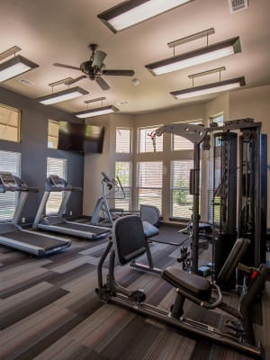 Fitness center at Icon at Hewitt in Hewitt, Texas