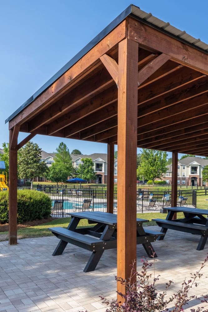 Luxurious outdoor amenities at The Belmont in Evans, Georgia