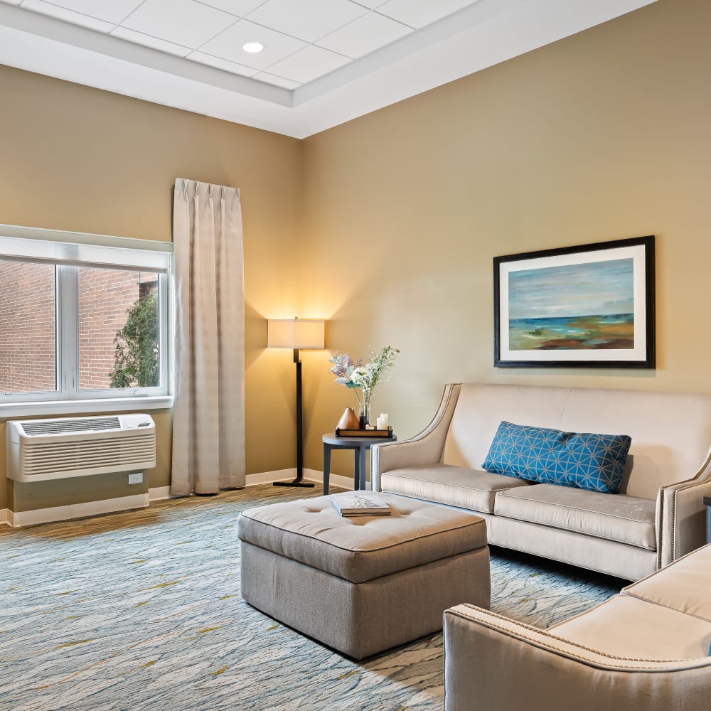Living room at Anthology of Mason in Mason, Ohio