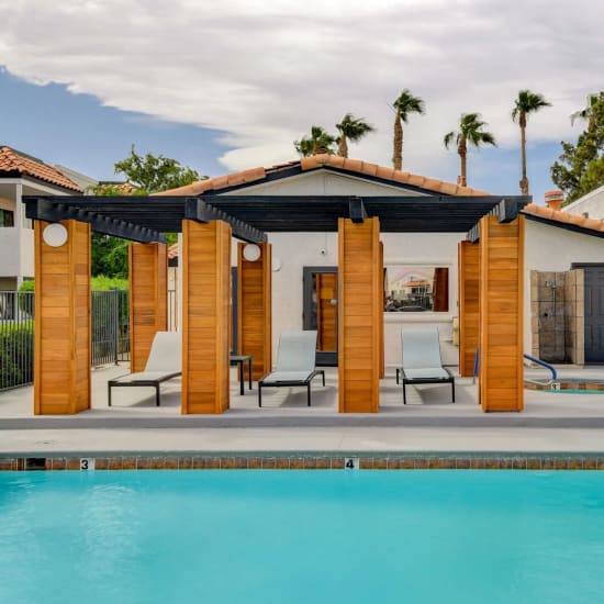 Swimming pool at Tides on Indios in Las Vegas, Nevada