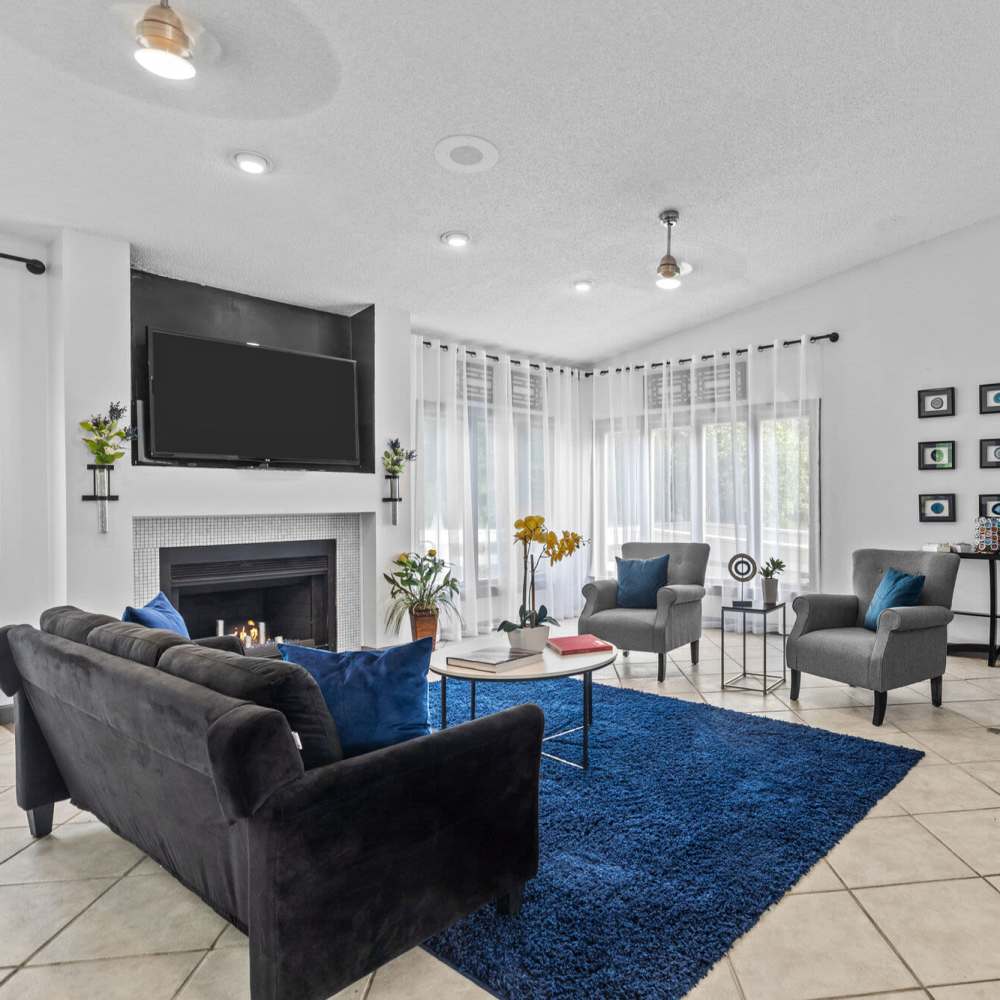 Community living area at Cannongate Apartments in Vicksburg, Mississippi