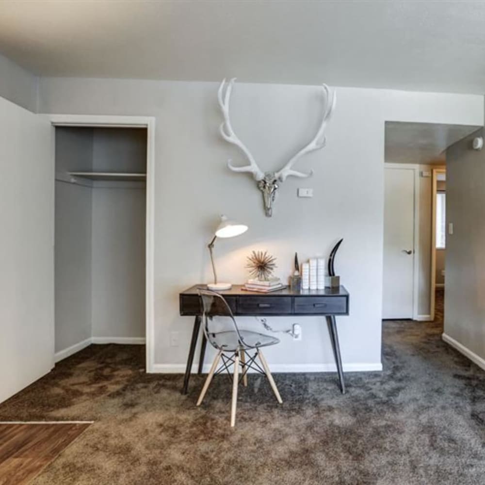 Walk in closet at The Boulevard in Roeland Park, Kansas