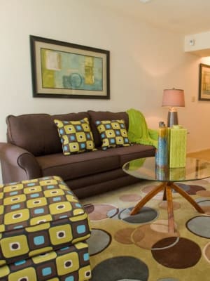 Living room at Boulder Ridge in Tulsa, Oklahoma