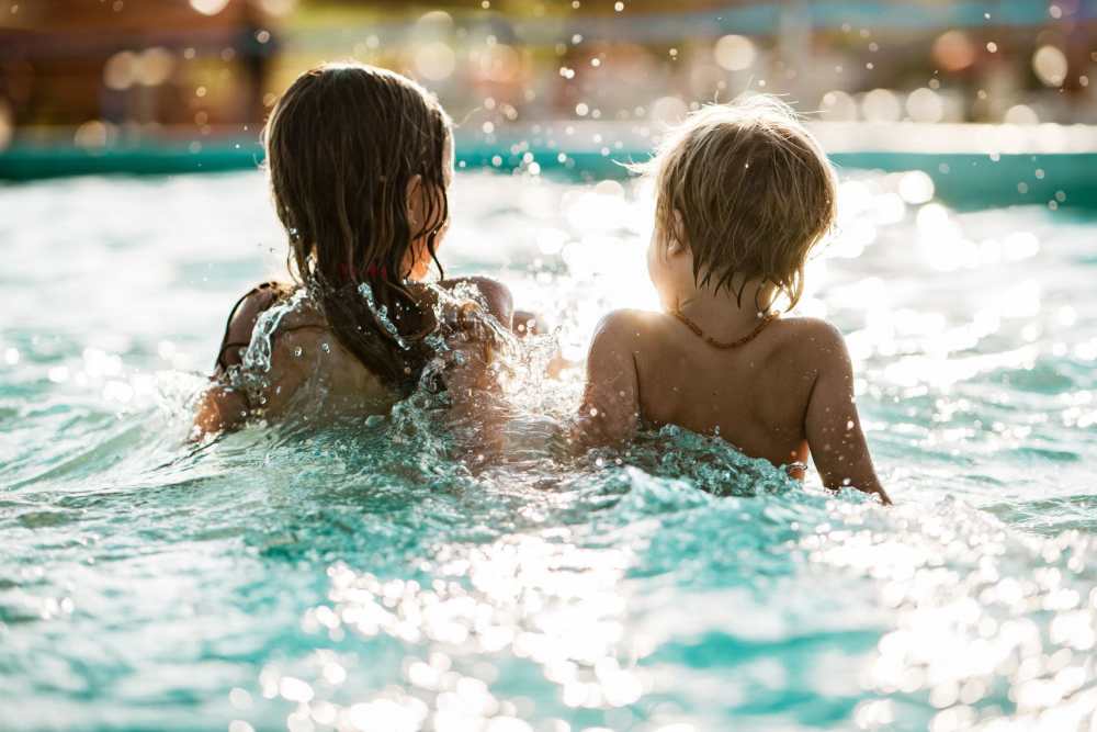 Rendering of residents swimming pool at Brookstone in Battle Creek, Michigan 