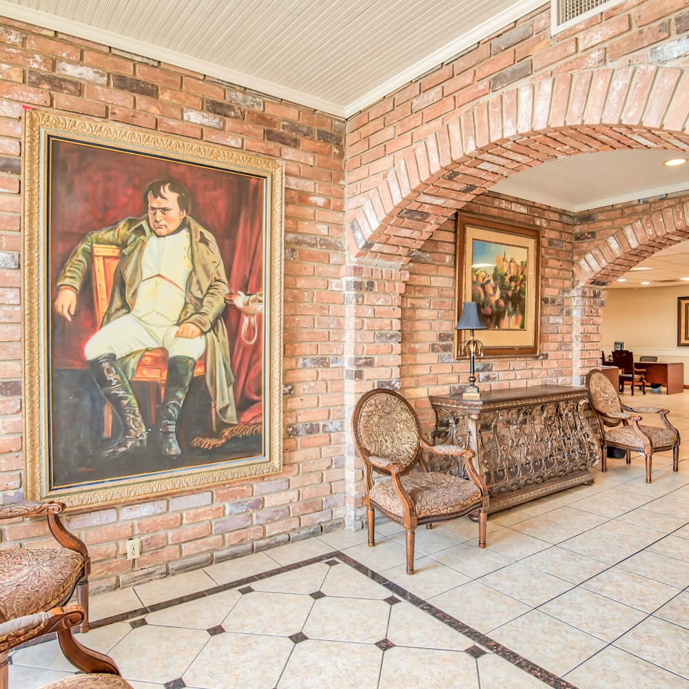 Common area in Napoleon Square Apartments in Houston, Texas