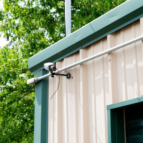 Outdoor security camera at Red Dot Storage in Denham Springs, Louisiana