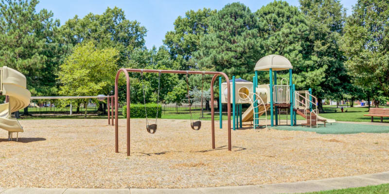 Playground equipment at Midway Manor in Virginia Beach, Virginia