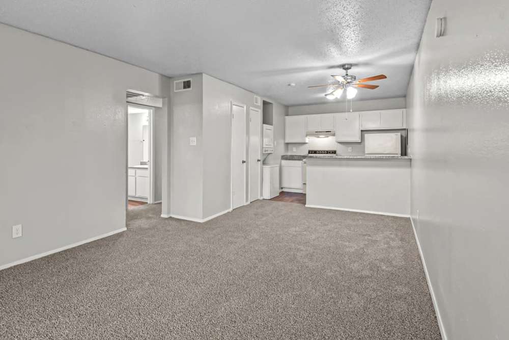 Kitchen at Parkwood Square in Arlington, Texas
