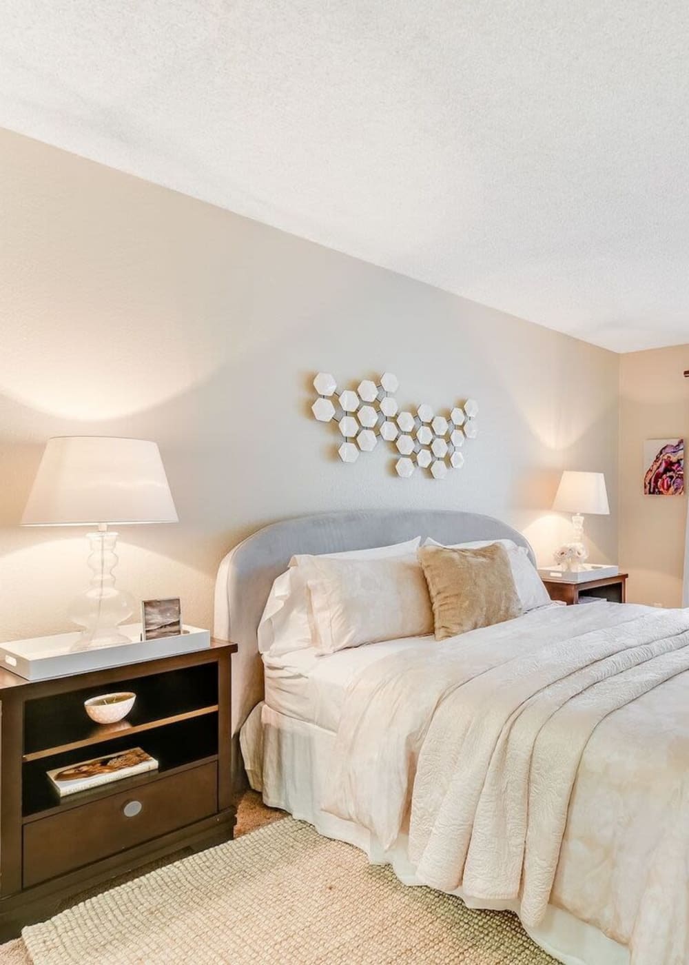 Bedroom at Torrey Pines Apartment Homes in West Covina, California