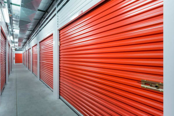 Interior storage units at Smart Space Self Storage - Colorado Springs in Colorado Springs, Colorado