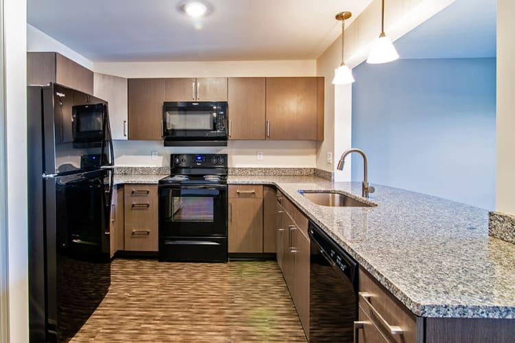 Dining room at Greenwood Cove Apartments in Rochester, NY