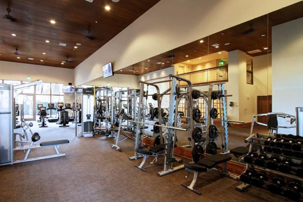 Staying in shape is easy at our state of art fitness center