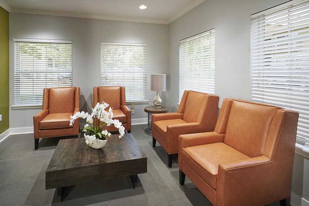 Community center at Crossroads at City Center Apartments in Aurora, Colorado