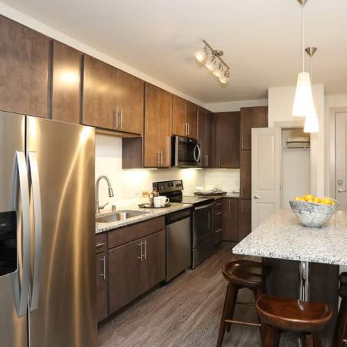 Beautiful kitchen at The Marling in Madison, Wisconsin