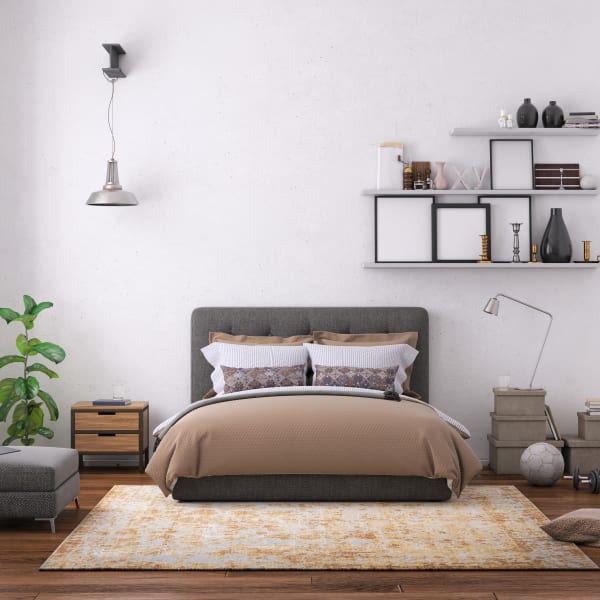 Well-decorated studio apartment at The Alcott in Denver, Colorado