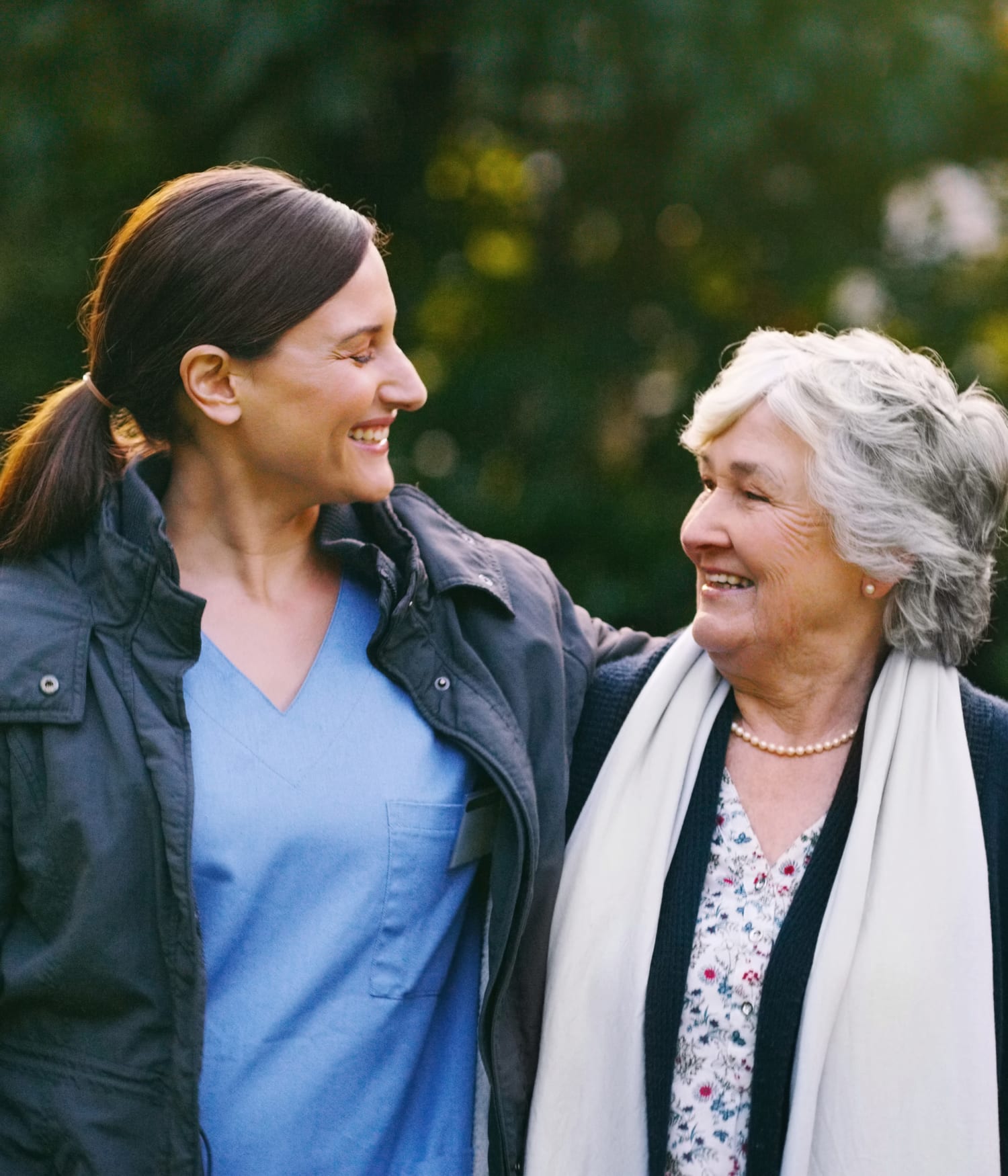 Resident and care giver at Monark Grove Clarkston in Clarkston, Michigan