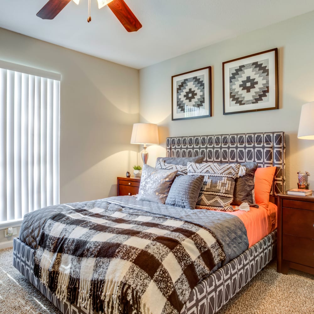 Bedroom at The Reserve at City Center North in Houston, Texas