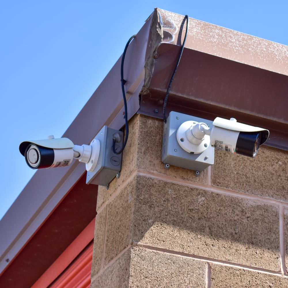 Video surveillance cameras at STOR-N-LOCK Self Storage in Taylorsville, Utah