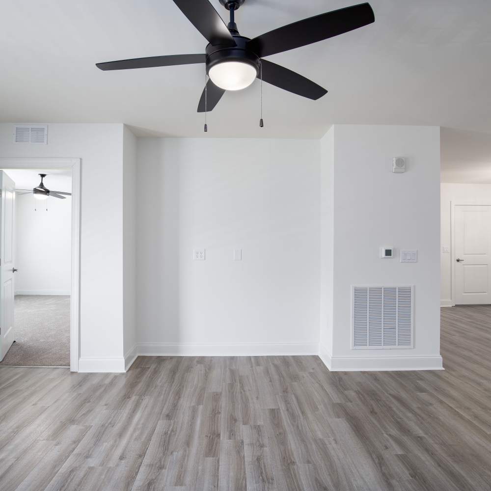 Unfurnished living room at Retreat at Redstone in Crestview, Florida