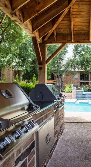 BBQ Area at The Abbey at Copper Creek in San Antonio, Texas