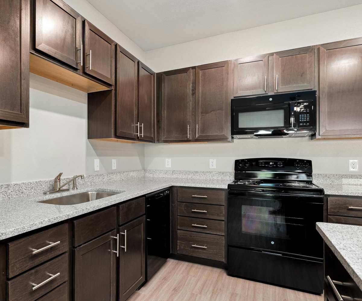 Kitchen at Redwood in San Marcos,Texas