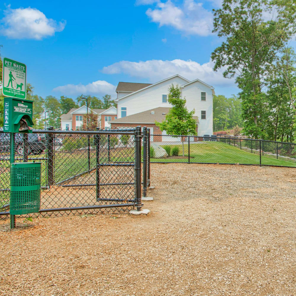 Dog park at Highland Hills, Cumberland, Rhode Island