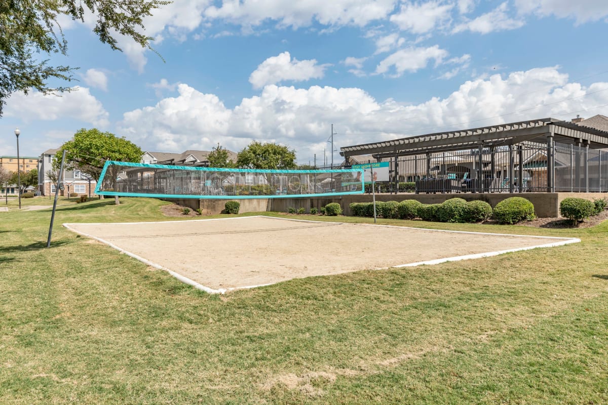 Beach volleyball at University Courtyard, Denton, Texas