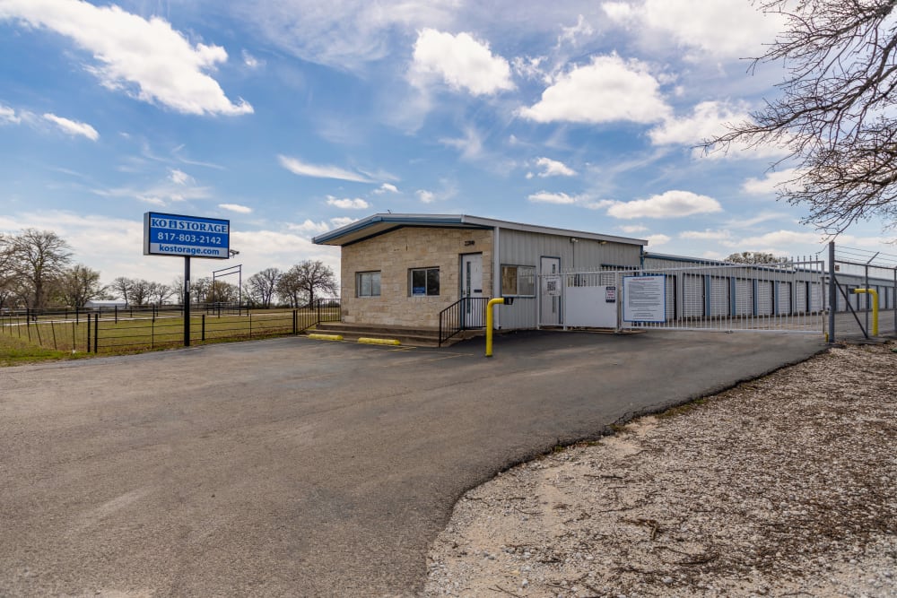View our hours and directions at KO Storage in Granbury, Texas