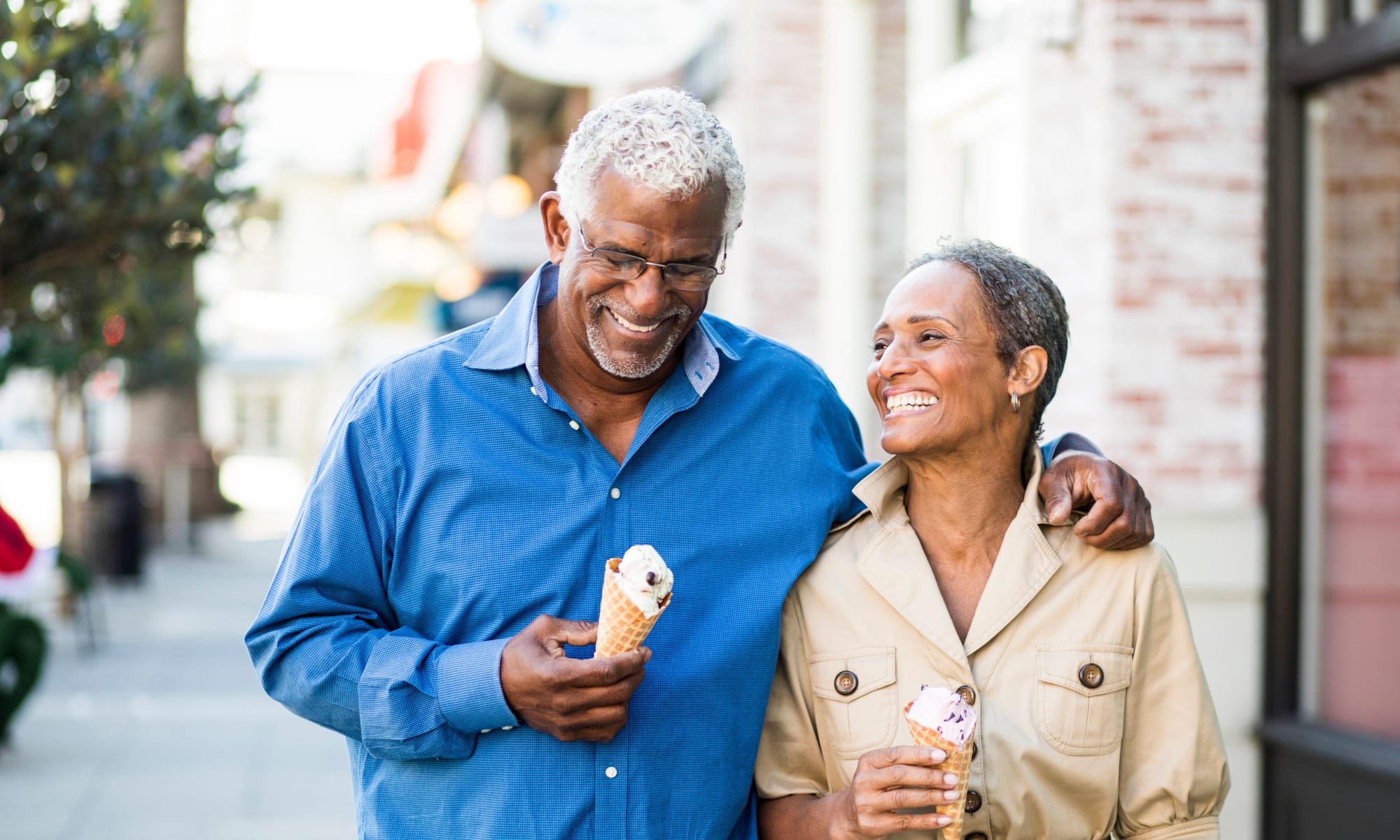 Resident couple near Town Court in West Bloomfield, Michigan