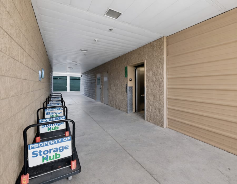 Storage boxes at Storage Hub - Potranco, San Antonio, Texas