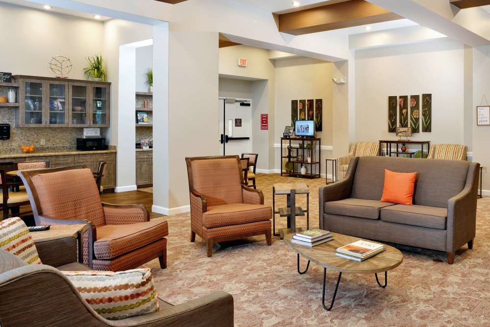 Seating area at Sky Vista in Mesa, Arizona 