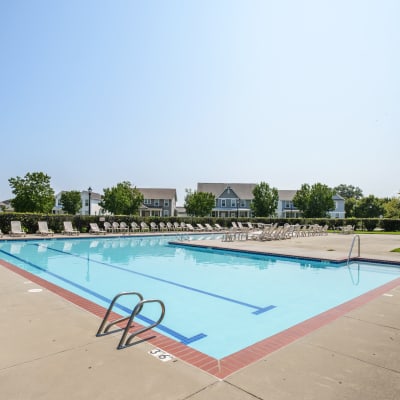 Swimming pool at The Village at Whitehurst Farm in Norfolk, Virginia