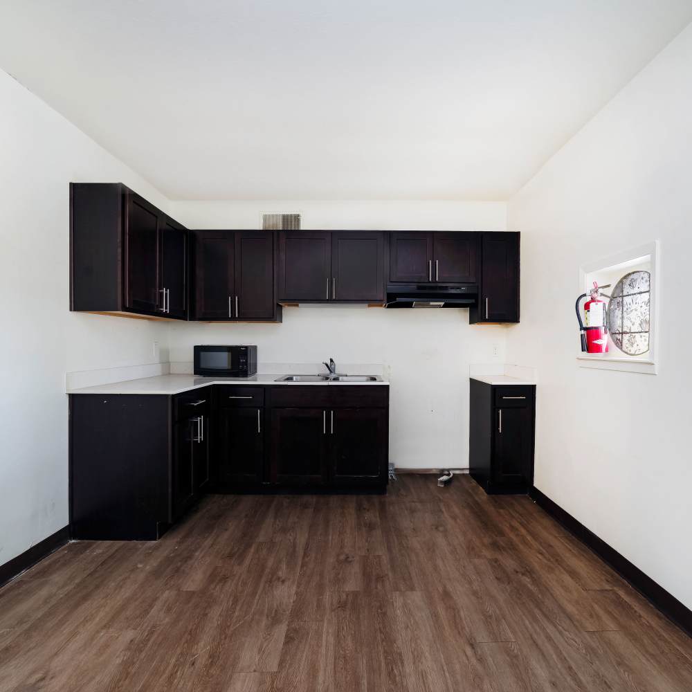 Apartment kitchen at Magnolia Terrace in Tallahassee, Florida