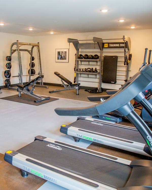 Fitness center at Belcourt Park in Nashville, Tennessee