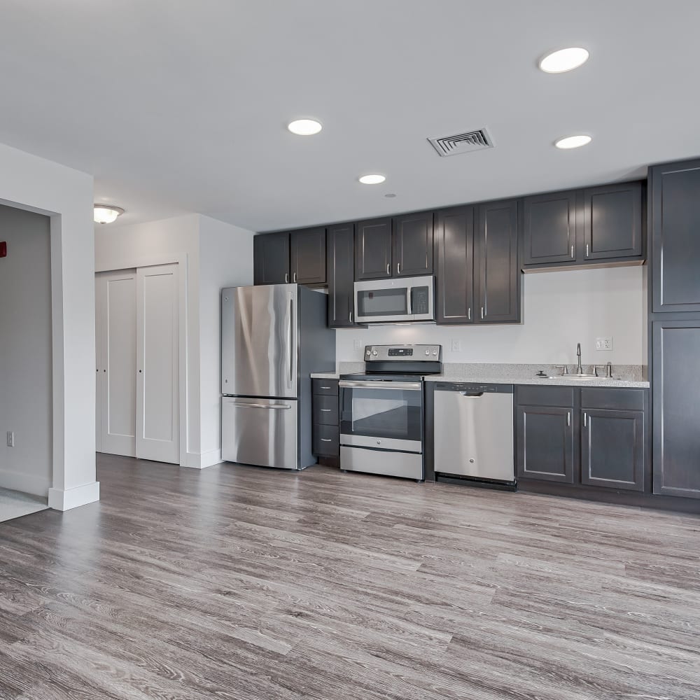 Kitchen with gourmet inspired kitchen at 60 Mansfield Road, New London, Connecticut