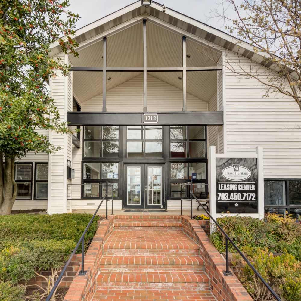 Leasing center at Chase Heritage in Sterling, Virginia