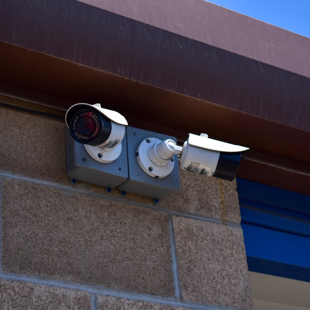 Video surveillance cameras at STOR-N-LOCK Self Storage in Salt Lake City, Utah